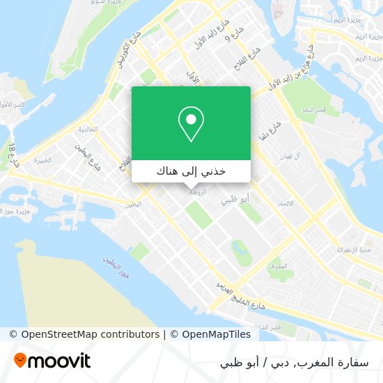 خريطة سفارة المغرب