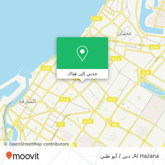 خريطة Al Hazana