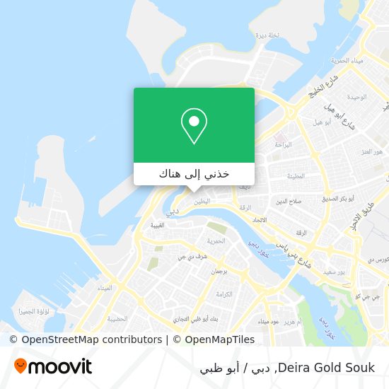 خريطة Deira Gold Souk