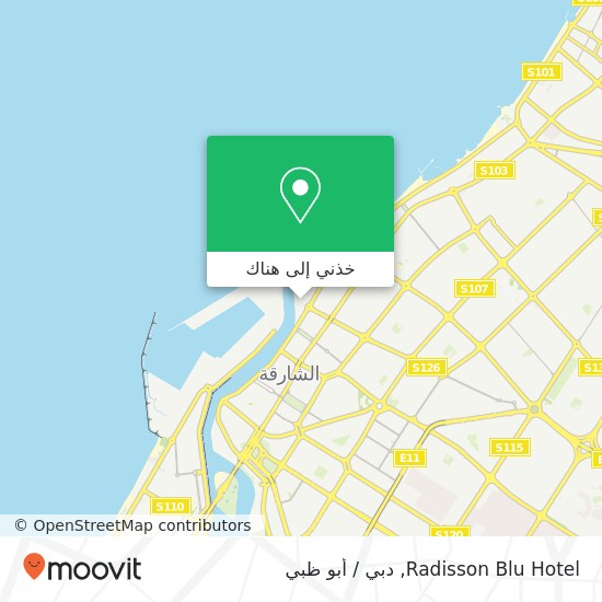 خريطة Radisson Blu Hotel
