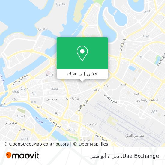 خريطة Uae Exchange