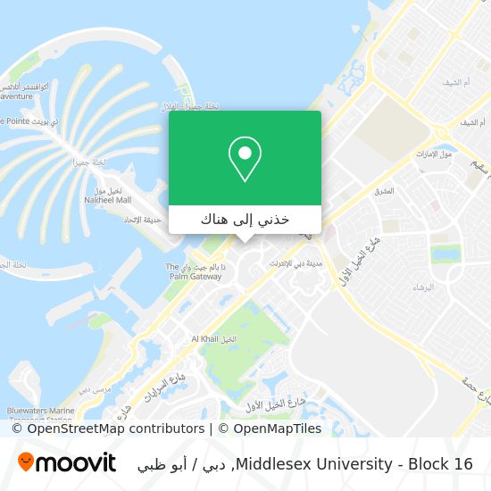 خريطة Middlesex University - Block 16