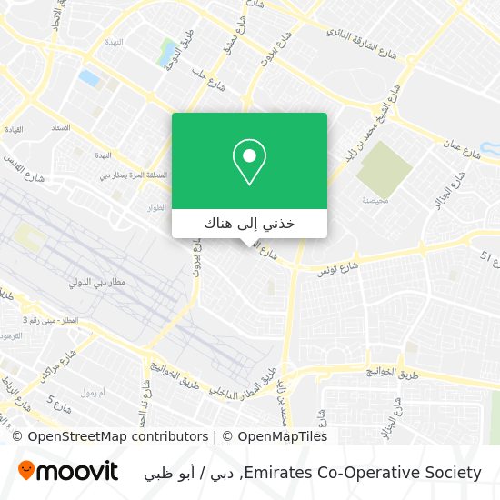 خريطة Emirates Co-Operative Society