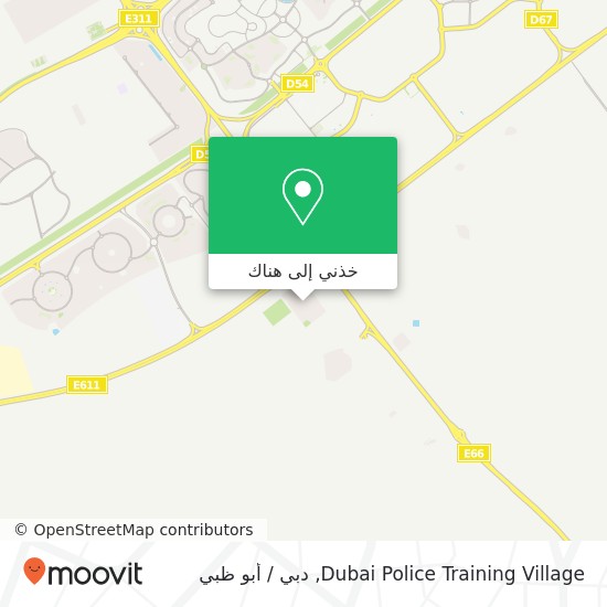 خريطة Dubai Police Training Village