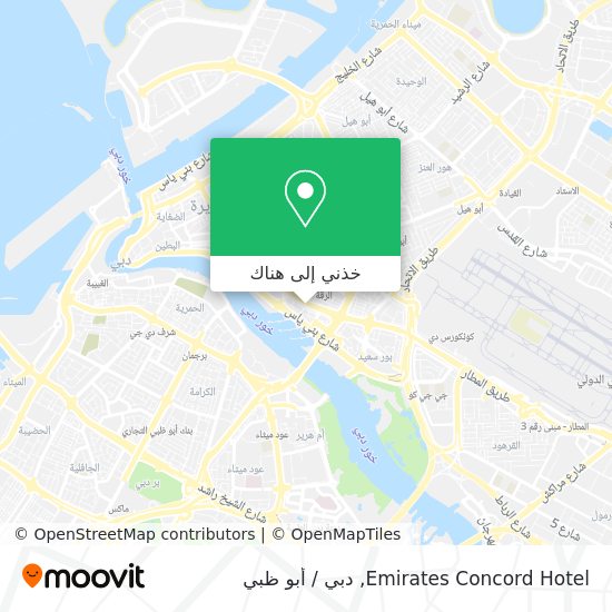 خريطة Emirates Concord Hotel