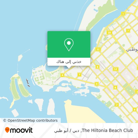 خريطة The Hiltonia Beach Club