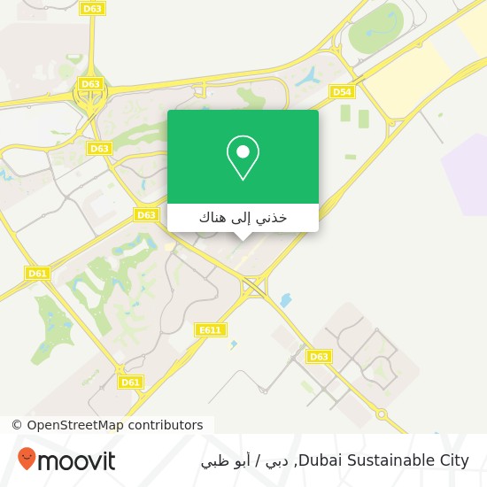 خريطة Dubai Sustainable City