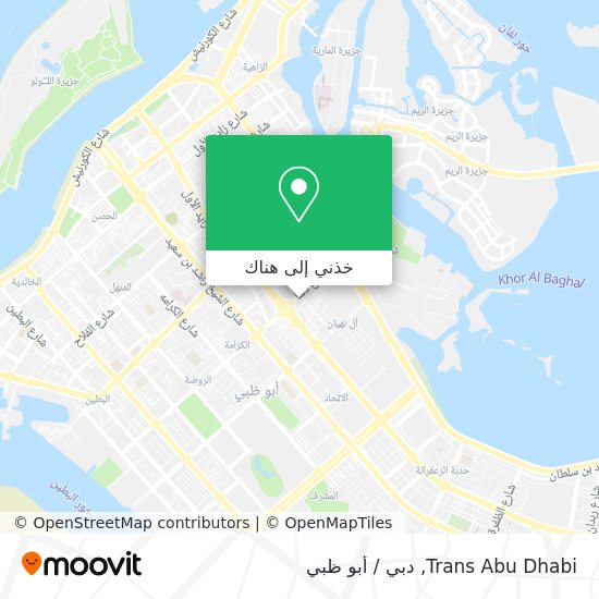 خريطة Trans Abu Dhabi