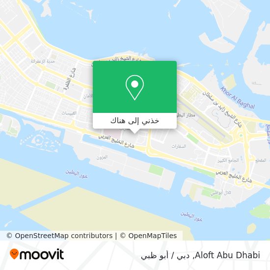 خريطة Aloft Abu Dhabi