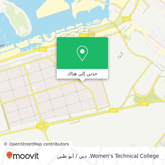 خريطة Women's Technical College