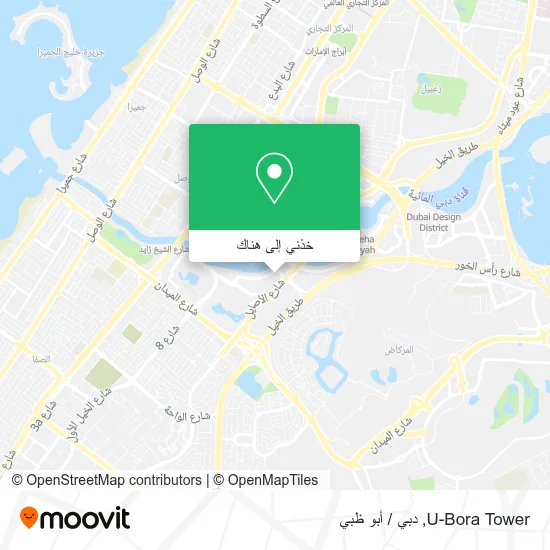 خريطة U-Bora Tower