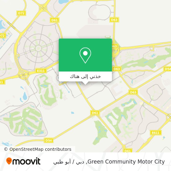 خريطة Green Community Motor City