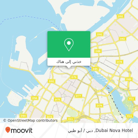 خريطة Dubai Nova Hotel