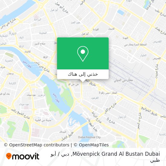 خريطة Mövenpick Grand Al Bustan Dubai
