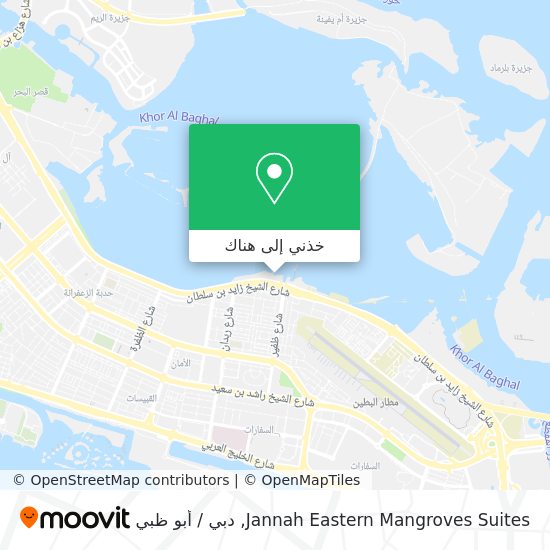 خريطة Jannah Eastern Mangroves Suites