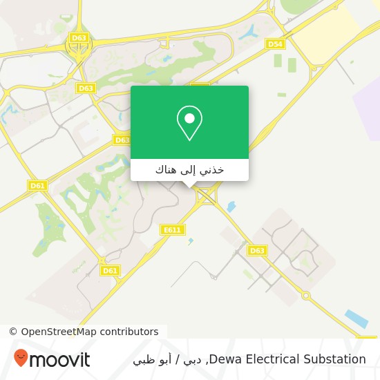 خريطة Dewa Electrical Substation