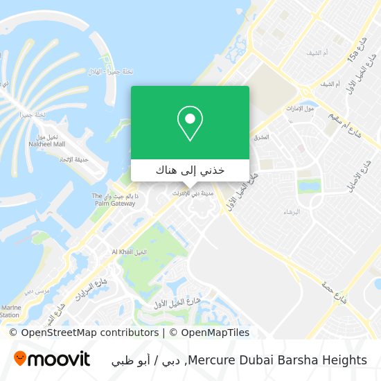 خريطة Mercure Dubai Barsha Heights