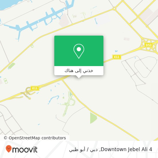 خريطة Downtown Jebel Ali 4