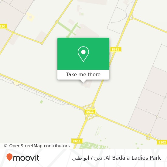 خريطة Al Badaia Ladies Park