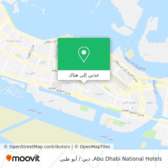 خريطة Abu Dhabi National Hotels