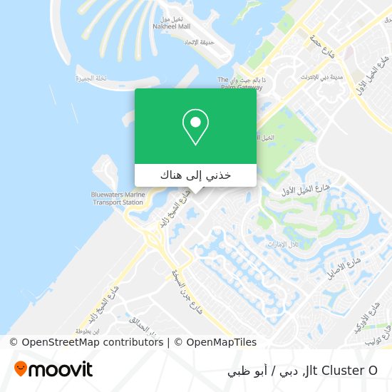 خريطة Jlt Cluster O