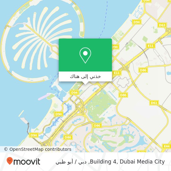 خريطة Building 4, Dubai Media City