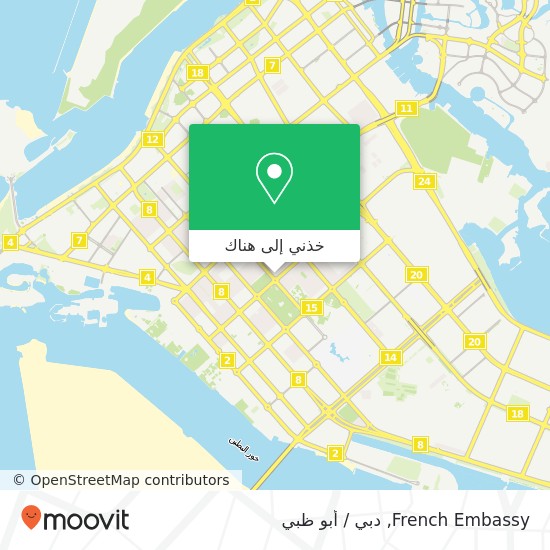 خريطة French Embassy