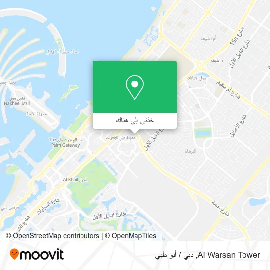 خريطة Al Warsan Tower