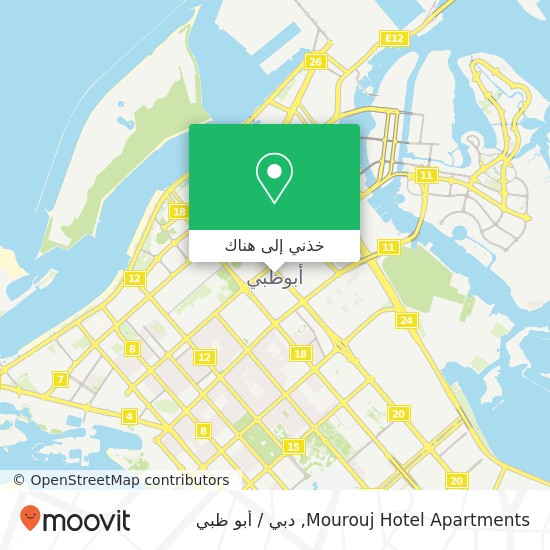 خريطة Mourouj Hotel Apartments