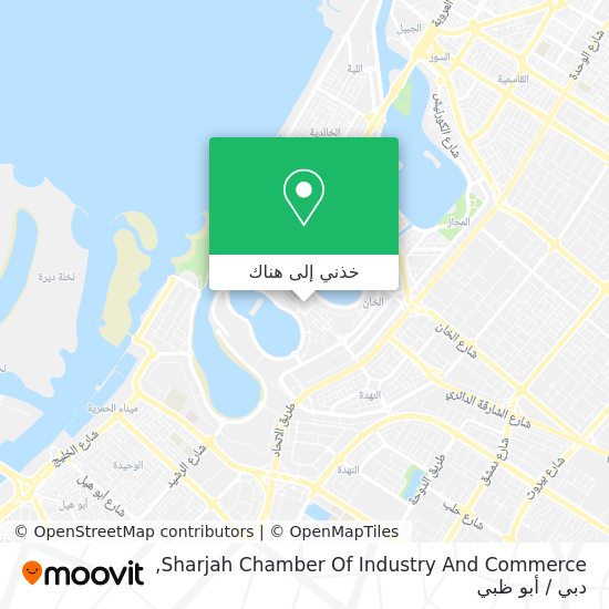 خريطة Sharjah Chamber Of Industry And Commerce