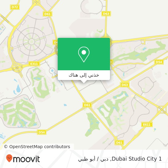 خريطة Dubai Studio City 1