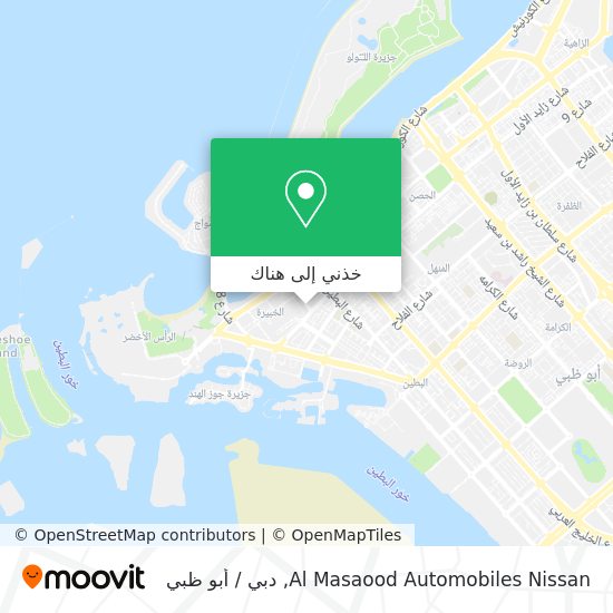 خريطة Al Masaood Automobiles Nissan