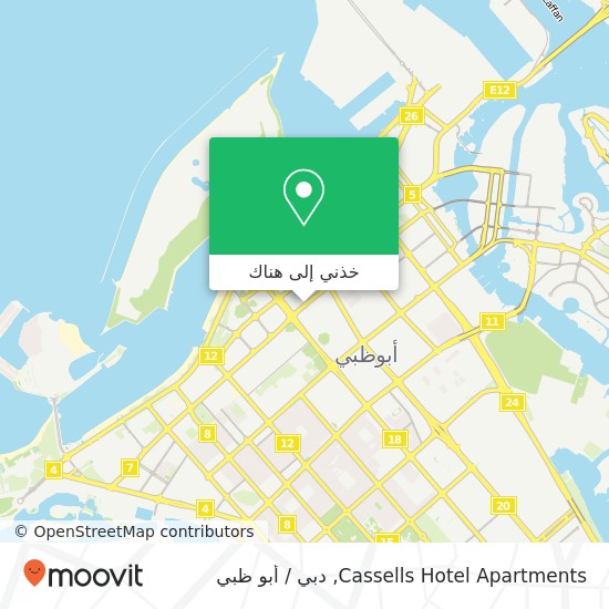 خريطة Cassells Hotel Apartments