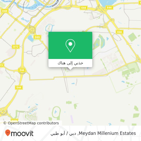 خريطة Meydan Millenium Estates