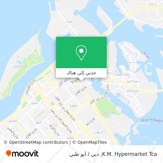 خريطة K.M. Hypermarket Tca