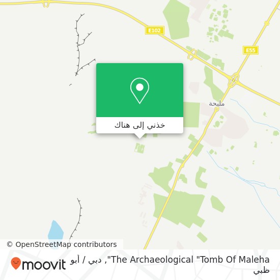 خريطة The Archaeological "Tomb Of Maleha"