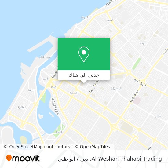 خريطة Al Weshah Thahabi Trading