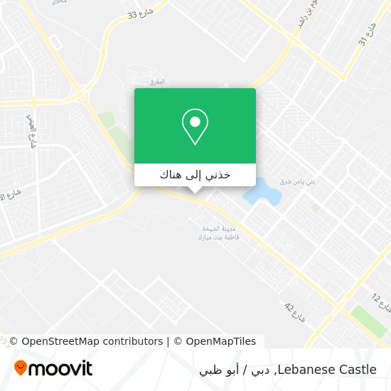 خريطة Lebanese Castle