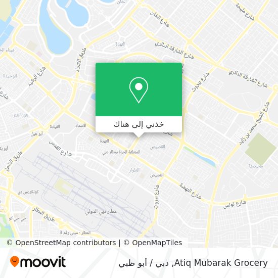 خريطة Atiq Mubarak Grocery