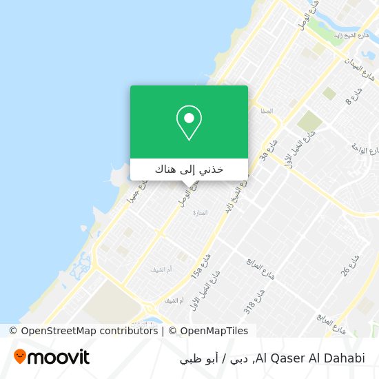 خريطة Al Qaser Al Dahabi