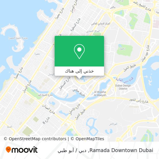 خريطة Ramada Downtown Dubai