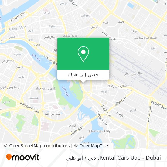 خريطة Rental Cars Uae - Dubai