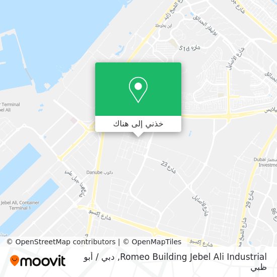 خريطة Romeo Building Jebel Ali Industrial