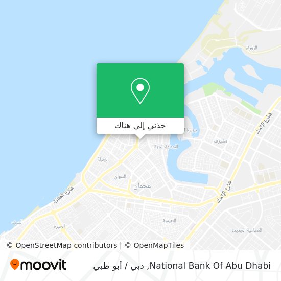 خريطة National Bank Of Abu Dhabi