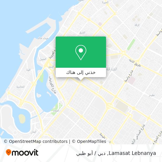 خريطة Lamasat Lebnanya