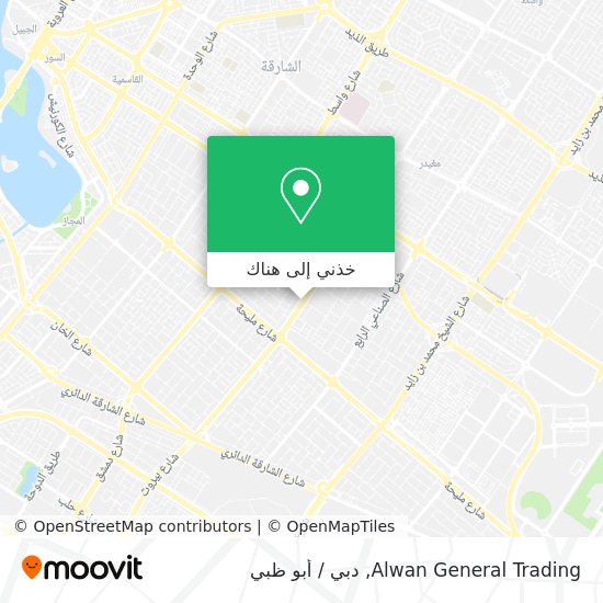 خريطة Alwan General Trading