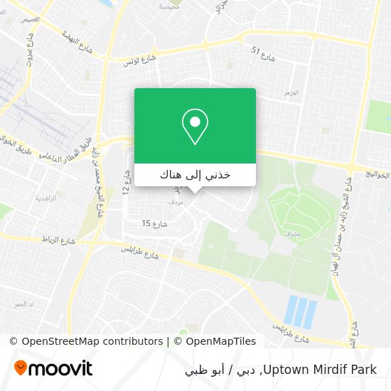 خريطة Uptown Mirdif Park