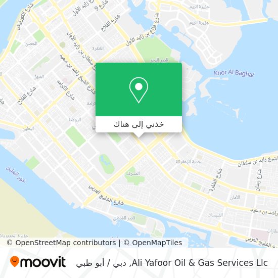 خريطة Ali Yafoor Oil & Gas Services Llc