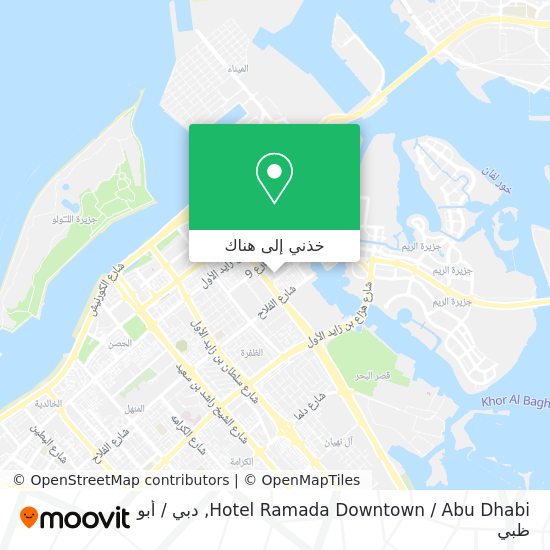 خريطة Hotel Ramada Downtown / Abu Dhabi