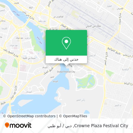 خريطة Crowne Plaza Festival City
